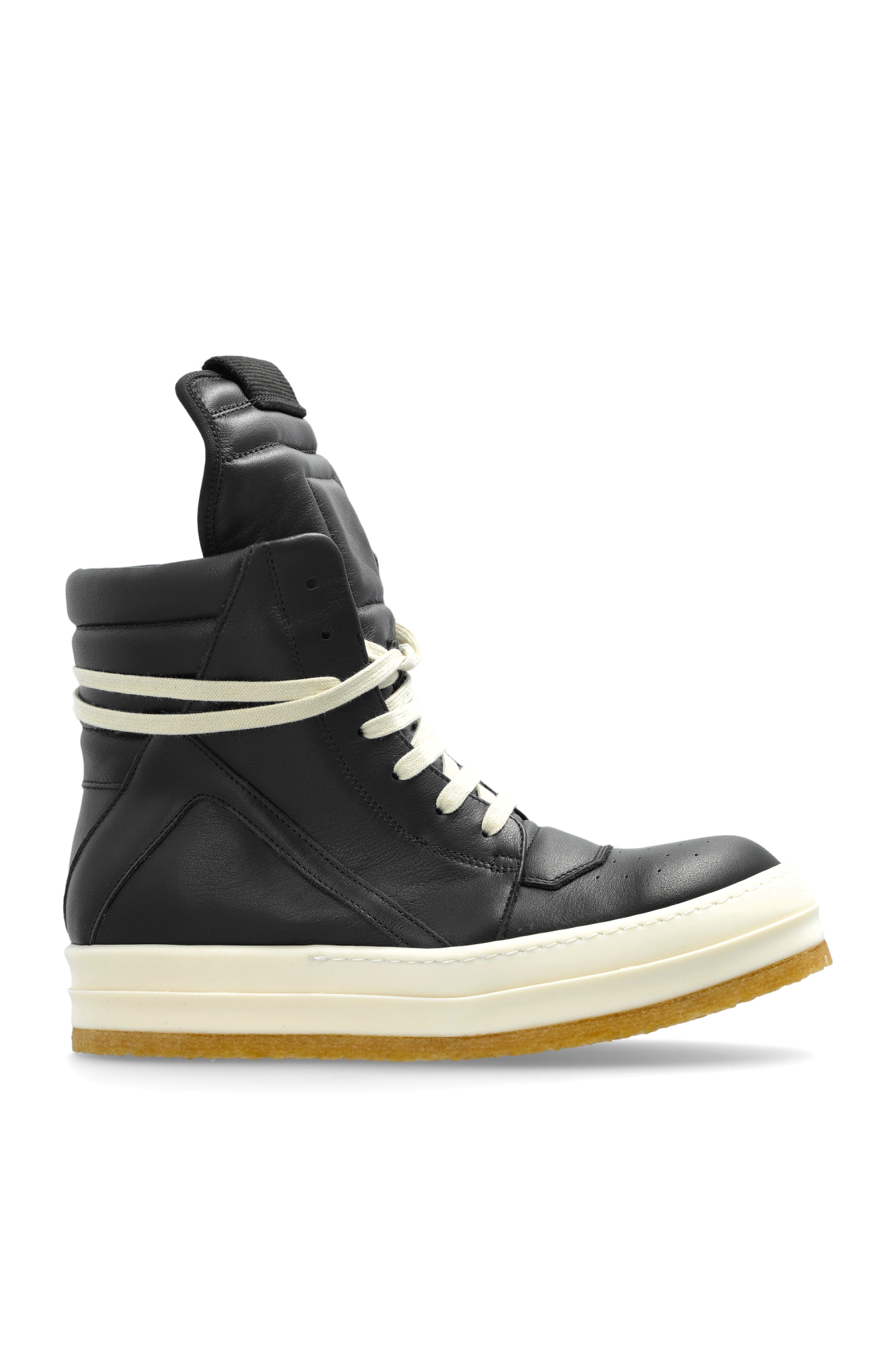 Black Ankle-high sports shoes 